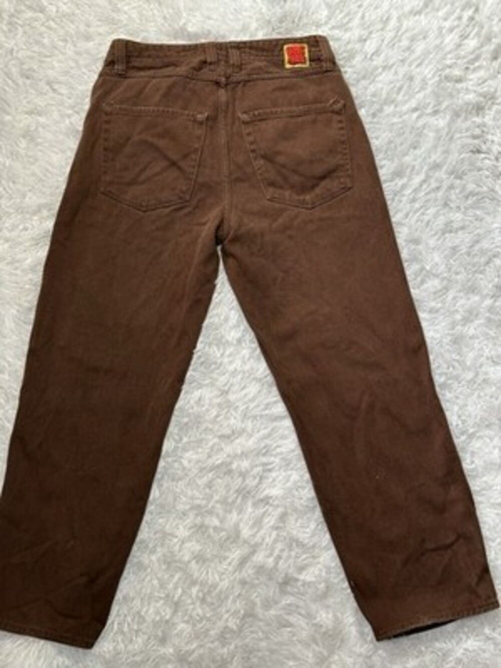 Emprye Baggy Wide Leg Denim Jeans Brown Men’s 30x27 - Picture 6 of 8